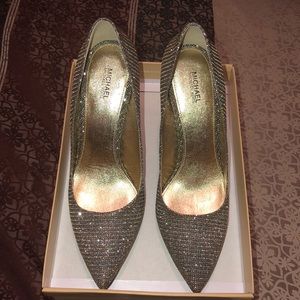 Michael Kors Claire Heels never wore them 4” heel